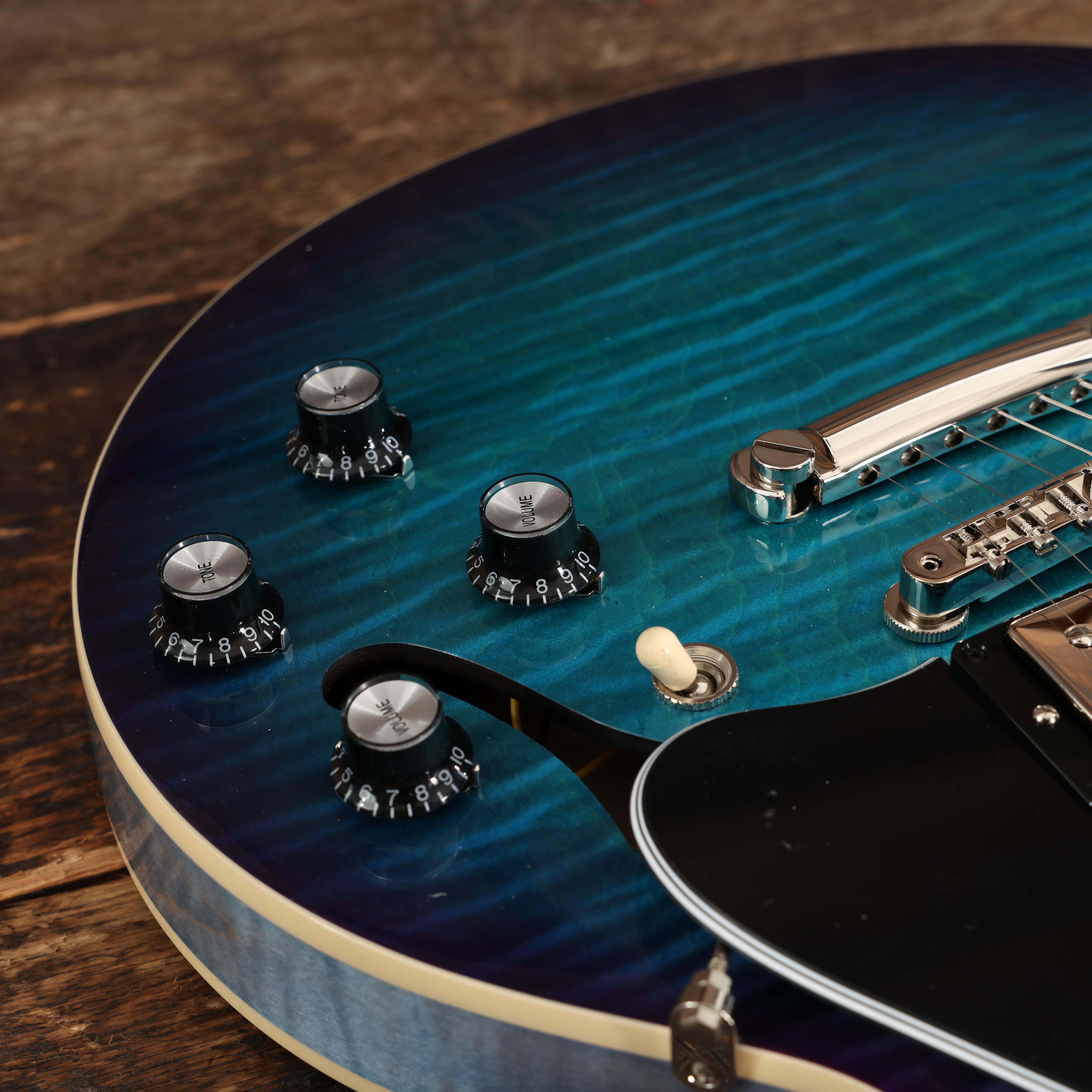 Gibson ES-339 Figured Semi Hollow Electric Guitar in Blueberry